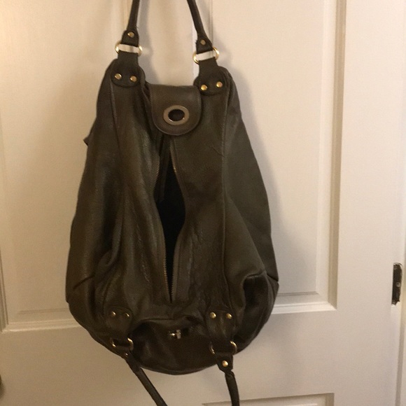 Foley & Corinna Green Satchel Handbag - Picture 3 of 6